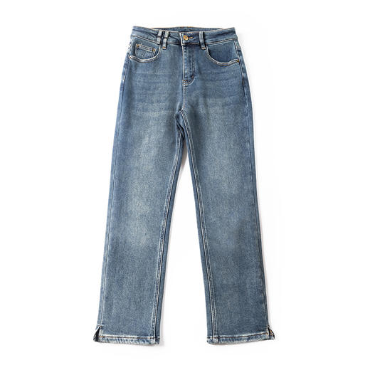 厚绒！！！ 烟管弹力牛仔裤（两色） 商品图0