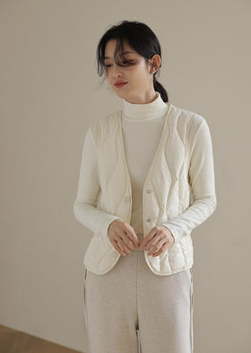 Im Presionismo安心羽绒V领马甲