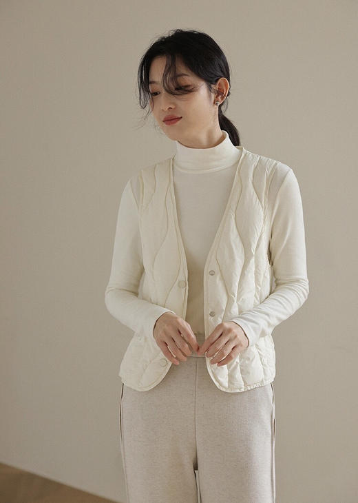 Im Presionismo安心羽绒V领马甲 商品图0