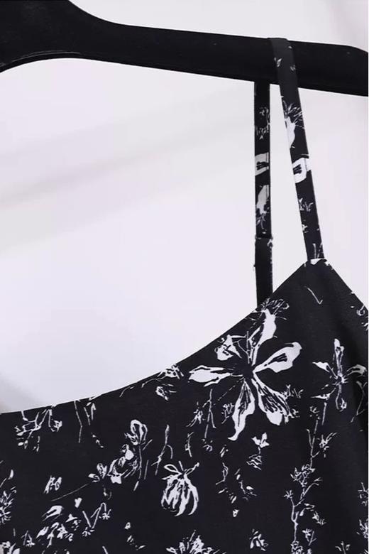 L.Fleuri 吊带水墨印染涤纶两件套 17263 商品图3