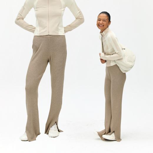 oneup羊毛针织长裤 商品图0