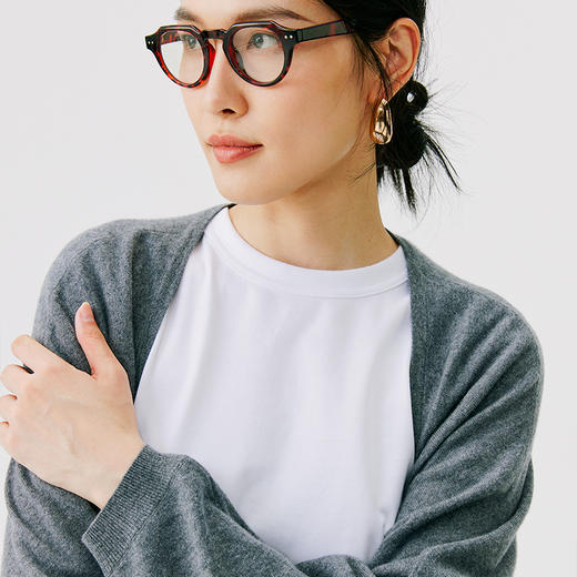 东黎 • 小山羊绒女士春秋圆领套头衫 4730 商品图6