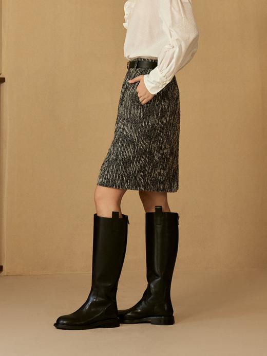 质感粗花呢直筒半裙FCE3SKT010 商品图6