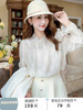 张心子【冬日恋歌 】气质蕾丝小衫 U2410013 商品缩略图0
