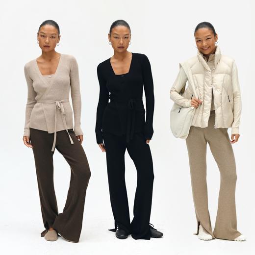 oneup羊毛针织长裤 商品图4