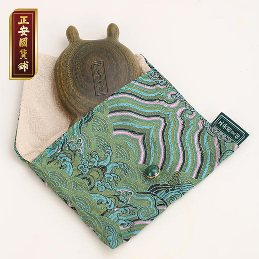 正安 玄龟绿檀木器 身体放松 办公室居家常备工具 多功能多部位使用 配赠宋锦材质布袋 商品图5