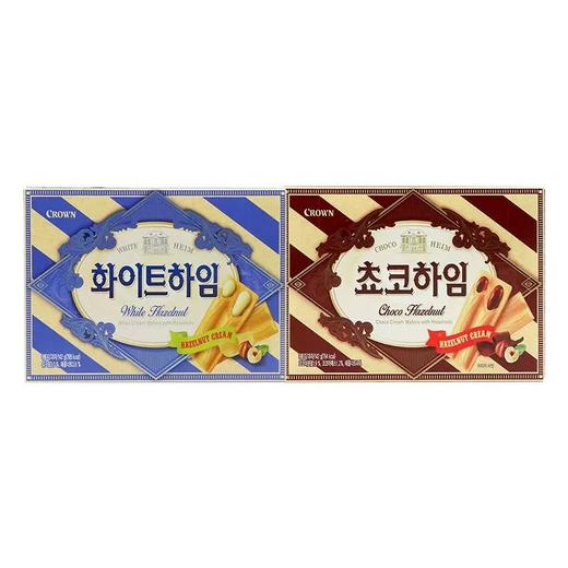 韩国克丽安榛子威化饼干142g（两种口味） 商品图0