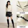 【严选】【圈圈羊毛】伊芙丽复古学院海军领针织开衫2024冬季新款毛衣外套1FA935201 商品缩略图2