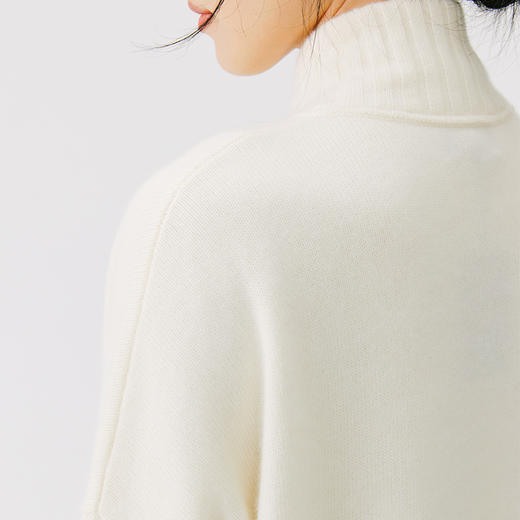 东黎 • 小山羊绒女士秋冬百搭中长款高领开衫 4662 商品图9