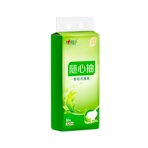 心相印 纸巾 DT10320(箱装）茶语精选320抽4提四层悬挂式提装面巾纸（赠一个挂钩） 商品图3