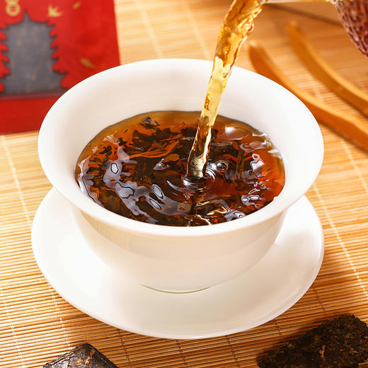 【武汉.新洲】江城百臻黄鹤楼小方砖茶320g(8gx40) 商品图6