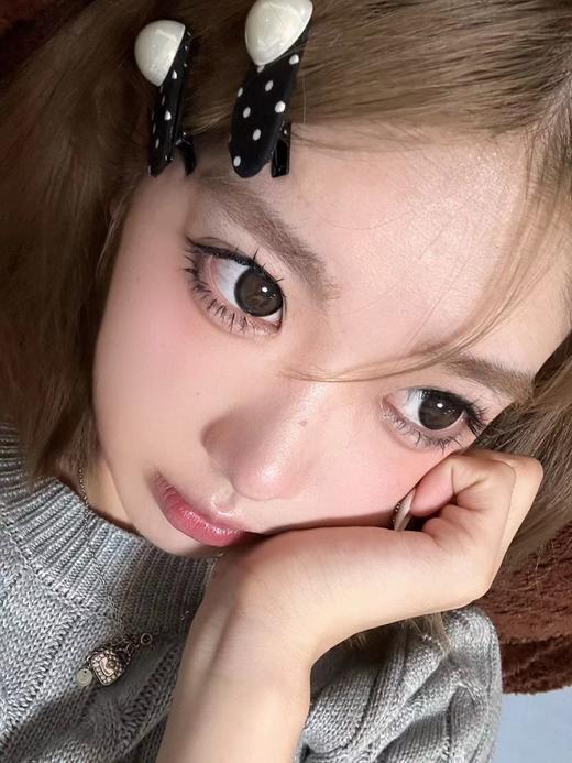 gugucon半年抛 球球巧/球球黑/奶猪猪 巧/软嘟嘟 巧 14.5mm 商品图4