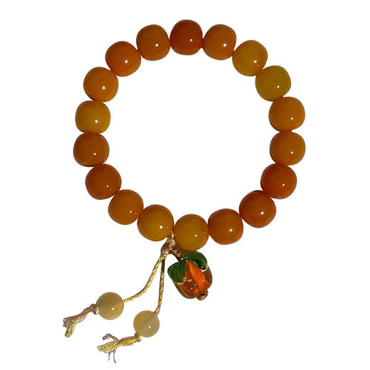 「19.9到手！柿柿平安」新款菩提根单圈手串 佛珠手链时尚饰品 商品图4