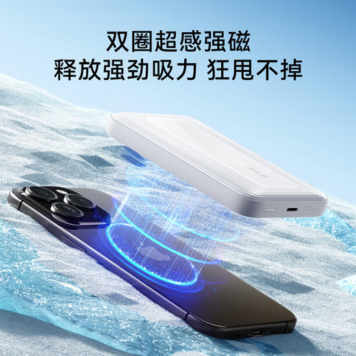 【新品】安克2024新款充电宝磁吸便携小巧移动电源magsafe无线快充30W适用iPhone16苹果15飞机可带 A1684 商品图4