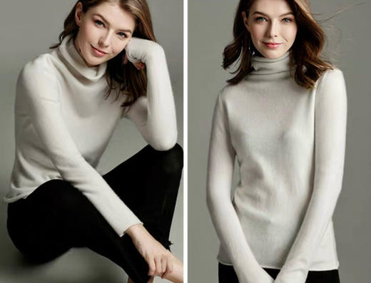 【Theory】山羊绒系列，万能打底。米杏、卡其、灰色、花驼、咖色、黑色 商品图0