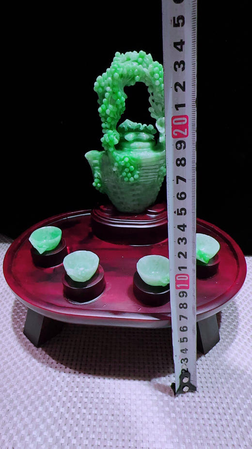 620450翡翠摆件【梅花茶壶🫖】 商品图2