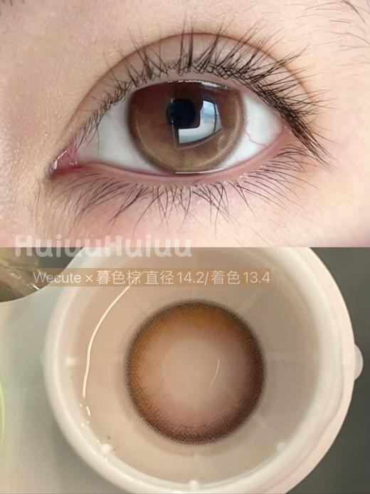 【日抛/半年抛】WECUTE-麦麦咖啡/暮色棕/蔷薇紫-14.5mm/14.2mm【日抛/半年抛 度数0-800度 无525/575】 商品图5