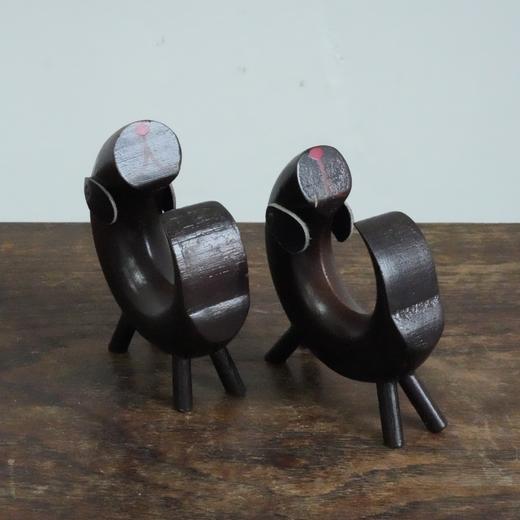 【苏州】日本手工木制狗摆件 商品图2