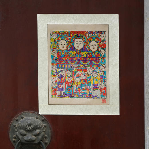 【守忆中国年】杨家埠木版年画 新中式摆件贴画新年家居装饰 商品图3