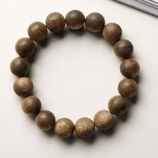 【青山精选】13mm17颗 马泥涝沉香 天然结香手串 12.3g CX00013 商品图1