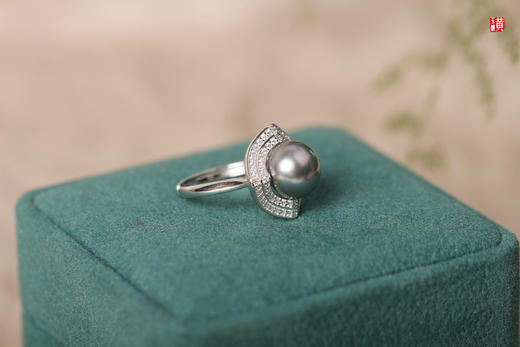 【月华】大溪地海水珍珠戒指 商品图1