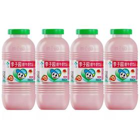 李子园 草莓味风味乳饮料 225ml*4瓶/包