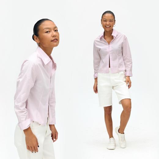 oneup勾扣收腰衬衫 商品图2