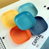 宠物食盆轻质塑料方形零食盆饮水碗猫狗通用颜色随机1个 商品缩略图4