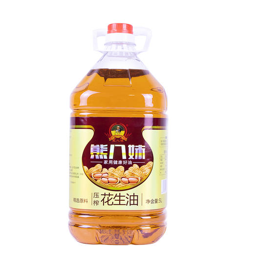 【熊八妹压榨花生油】5L 健康烹饪 天然压榨 美味可口 商品图0