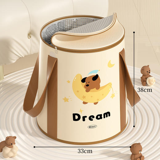 【每次泡脚都是心灵的放松】可爱家用可折叠泡脚袋加高过小腿泡脚桶便携式足浴神器洗脚桶，轻松泡到小腿 浸泡按摩。ry 商品图8