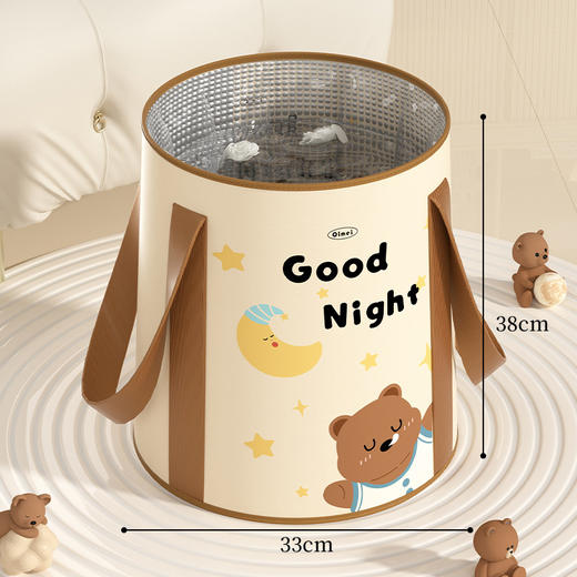 【每次泡脚都是心灵的放松】可爱家用可折叠泡脚袋加高过小腿泡脚桶便携式足浴神器洗脚桶，轻松泡到小腿 浸泡按摩。ry 商品图7