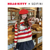 【严选】【HelloKitty合作系列】诗凡黎宽松条纹套头毛衣24冬珠片绣针织衫SF9131461 商品缩略图0