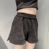 Z1百搭休闲绒面短裤40915（黑） 秋季 944060010321 商品缩略图0