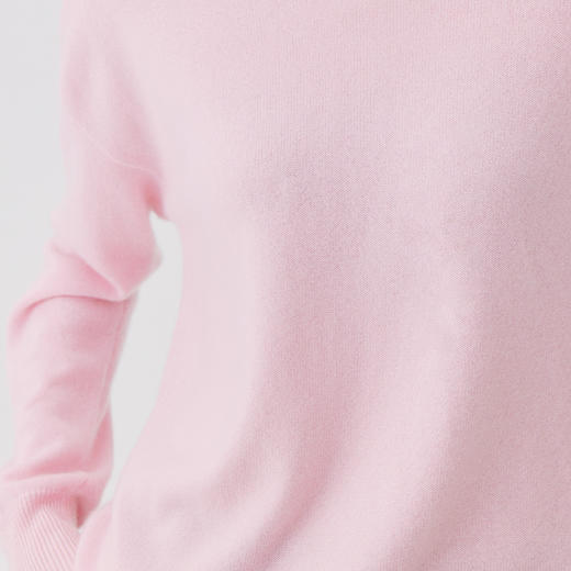 小山羊绒 东黎羊绒 女士秋冬季针织圆领羊绒时尚休闲百搭宽松 DWBS4725AN 商品图11