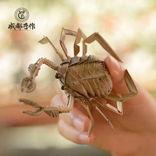 成都手作棕编工艺动物摆件 四川非遗技艺手工编织特色工艺品 商品图6
