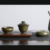 【吉州窑】非遗传人文丘亲工 茶叶末天目釉元宝盖碗折肩茶盏系列 商品缩略图0
