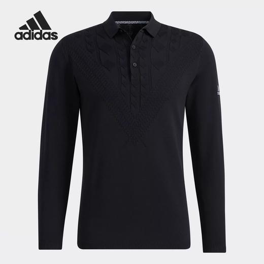 Adidas/阿迪达斯正品2021新款男子休闲运动长袖Polo衫GT3656 商品图2