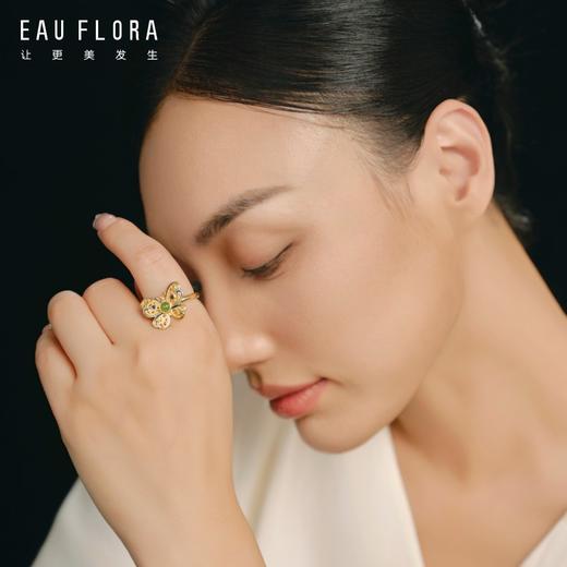 『戏蝶』古法S925蝴蝶造型戒指 商品图1