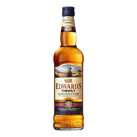 【买一赠一】爱德华爵士烟熏调和苏格兰威士忌_40%vol_700ml/瓶 商品图0