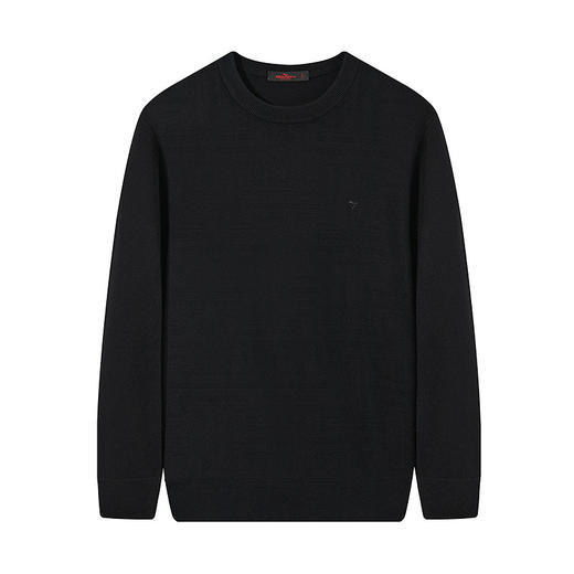 柒牌针织衫男款2024秋冬新款时尚休闲中青年舒适百搭男士圆领毛衫	127Y70360 商品图4