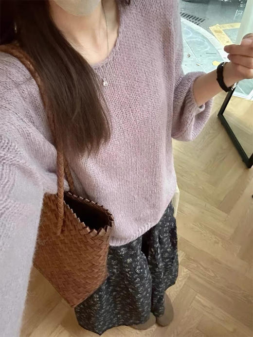 香芋紫毛衣 商品图0