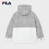 3件折上7折【自营】FILA/斐乐  斐乐女士棉服2024春新款时尚千鸟格拼接宽松连帽外套 F11W414901FZA 商品缩略图1