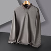 【含桑蚕丝】罗蒙春秋男装商务polo衫男士长袖时尚舒适翻领百搭长袖t恤男 商品缩略图4