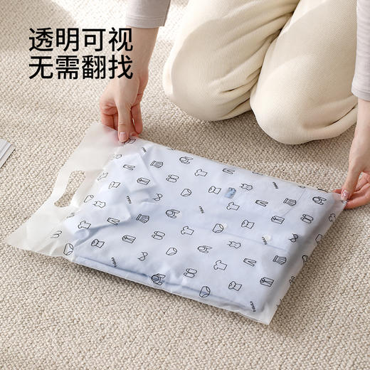 FaSoLa旅行收纳袋衣服内衣鞋子密封袋行李箱整理袋待产包防水分装袋束口 商品图3