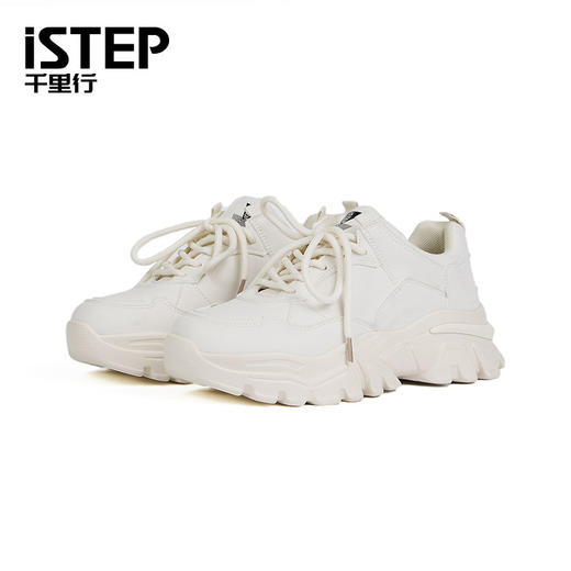 istep低帮厚底老爹鞋厚底休闲鞋增高鞋 商品图4