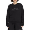 DSQUARED2 女士徽标贴花棉质圆领卫衣 黑色 S80GU0107 D25007 900 商品缩略图1