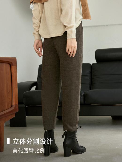 自在通勤斜纹毛呢吸烟裤FCE3PAT204 商品图4