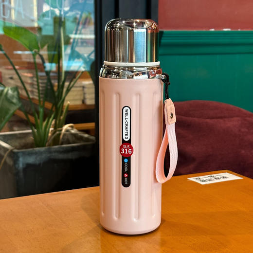 秋冬季【高颜值罗马保温杯】男女生316不锈钢泡茶杯 带盖高档茶水分离水杯  商品图9