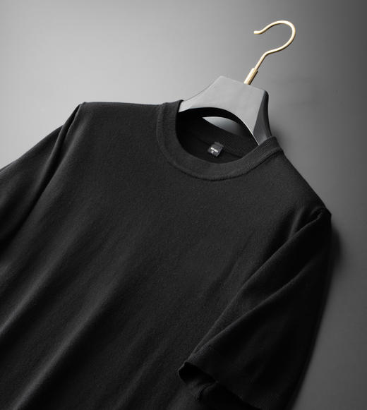 【新款DDS】大依优型大码男装圆领短袖毛衫线衣针织衫休闲加肥加大男士胖子大码内搭上衣毛衣 商品图6