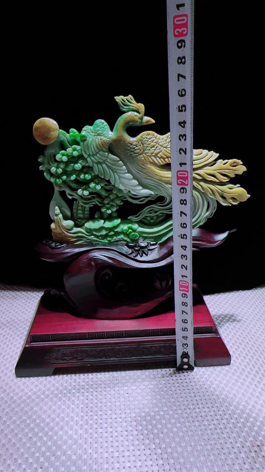 620446翡翠摆件【凤凰来仪】 商品图1